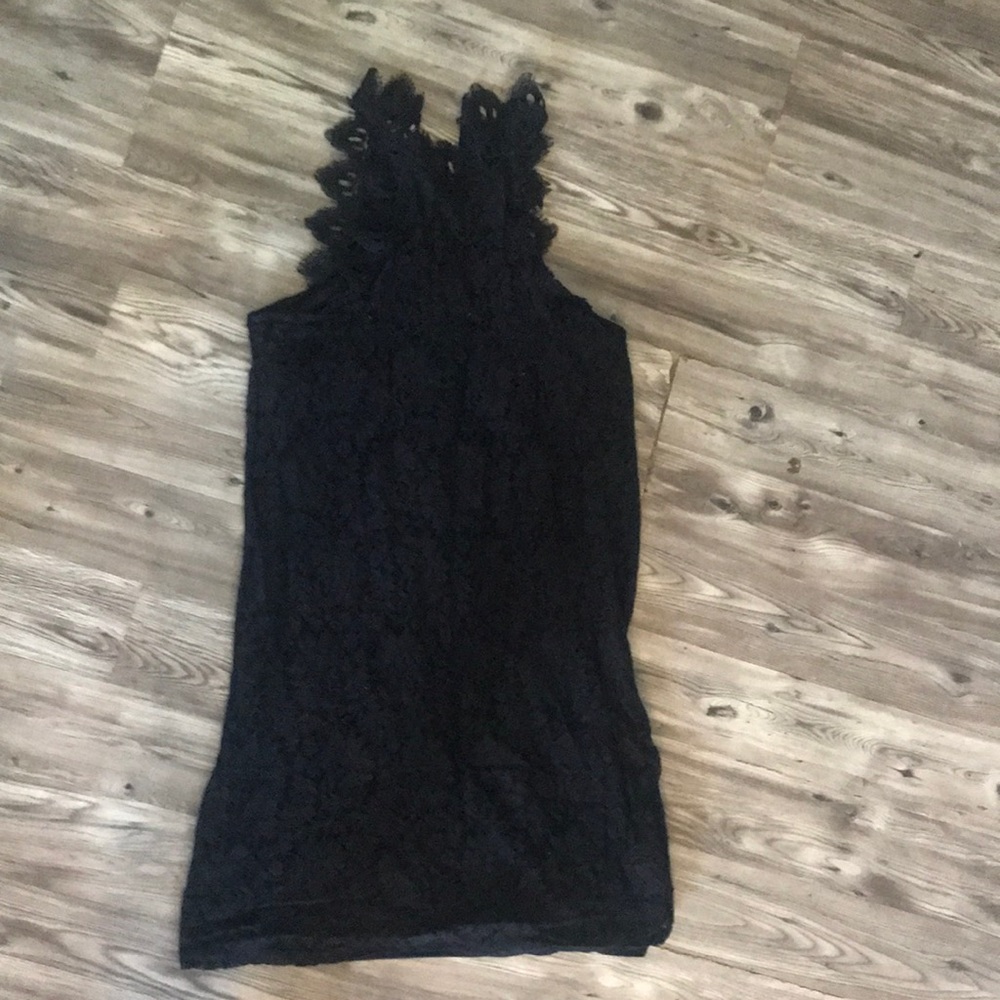 Black short dress